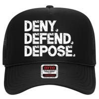 Deny Defend Depose High Crown Mesh Back Trucker Hat