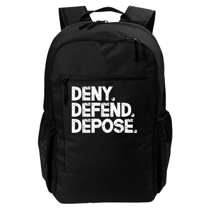 Deny Defend Depose Daily Commute Backpack