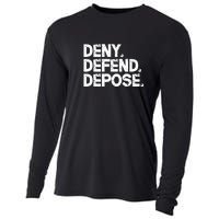 Deny Defend Depose Cooling Performance Long Sleeve Crew