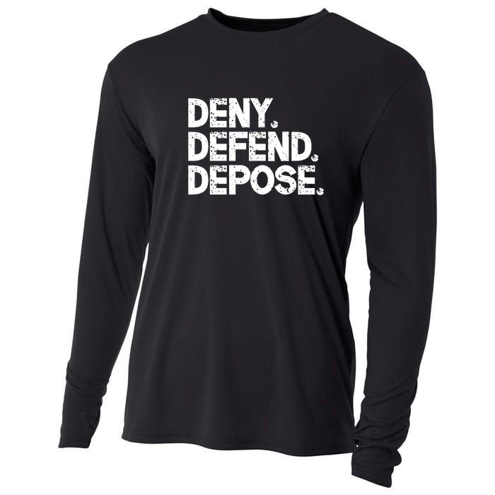 Deny Defend Depose Cooling Performance Long Sleeve Crew