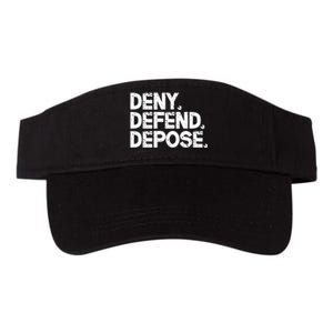 Deny Defend Depose Valucap Bio-Washed Visor