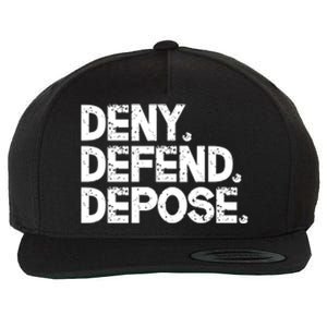 Deny Defend Depose Wool Snapback Cap