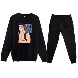 Deny Defend Depose Premium Crewneck Sweatsuit Set