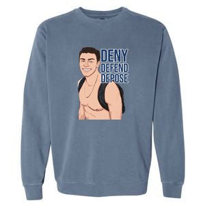 Deny Defend Depose Garment-Dyed Sweatshirt