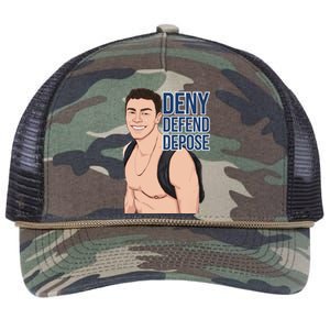 Deny Defend Depose Retro Rope Trucker Hat Cap