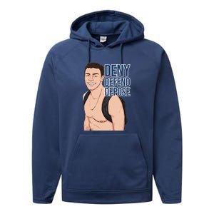 Deny Defend Depose Performance Fleece Hoodie