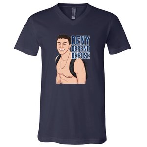 Deny Defend Depose V-Neck T-Shirt