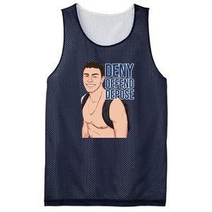 Deny Defend Depose Mesh Reversible Basketball Jersey Tank