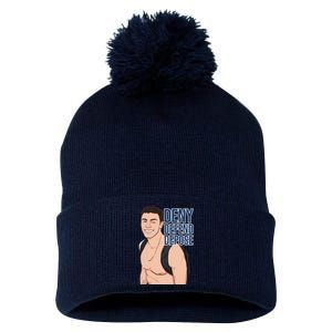 Deny Defend Depose Pom Pom 12in Knit Beanie