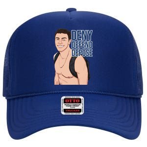 Deny Defend Depose High Crown Mesh Back Trucker Hat