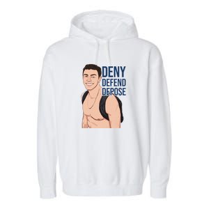 Deny Defend Depose Garment-Dyed Fleece Hoodie