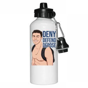 Deny Defend Depose Aluminum Water Bottle