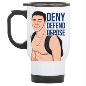 Deny Defend Depose Stainless Steel Travel Mug