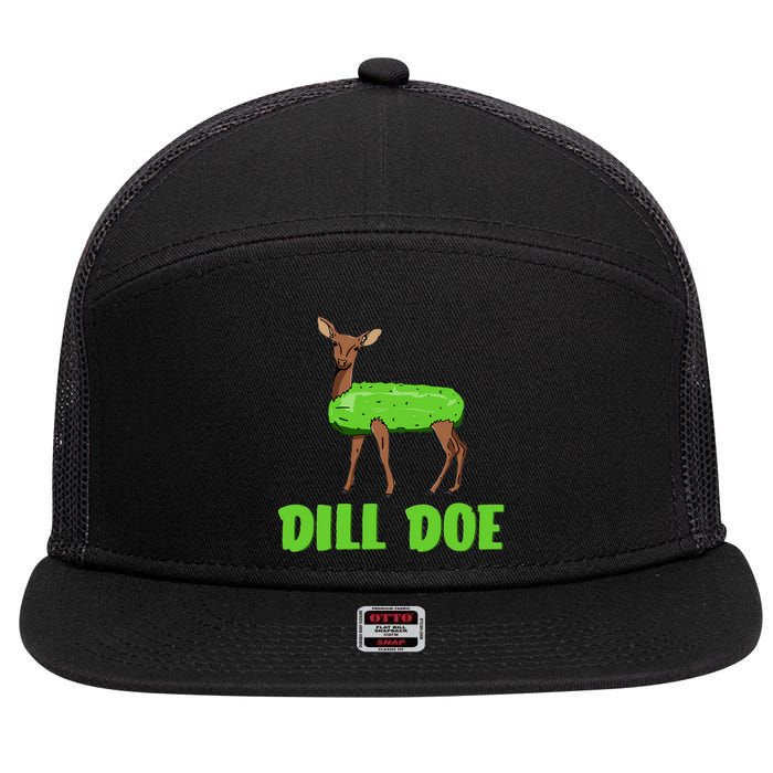 Dill Doe 7 Panel Mesh Trucker Snapback Hat