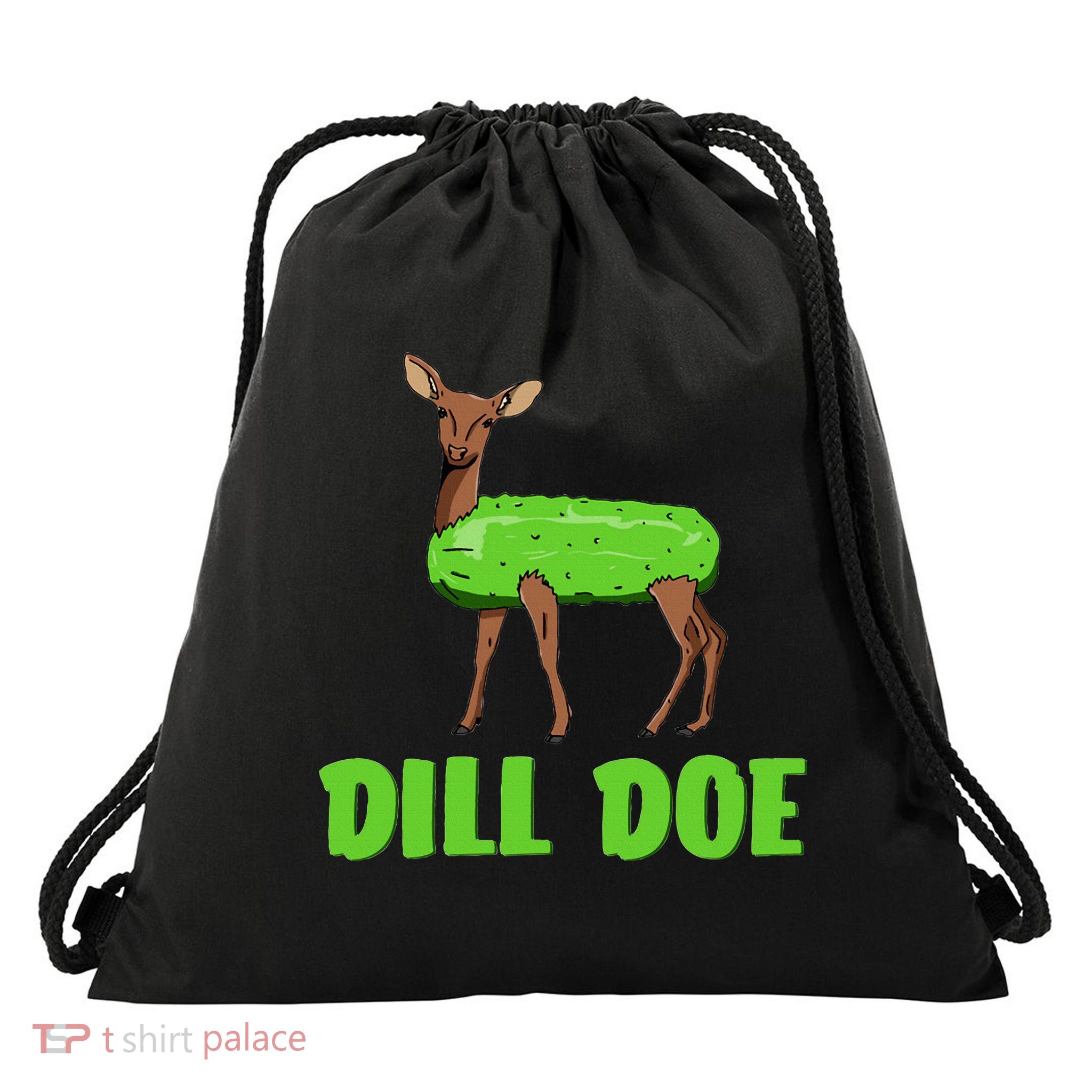 Dill Doe Drawstring Bag