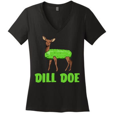 Dill Doe Women's V-Neck T-Shirt