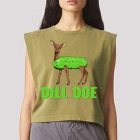 Dill Doe Garment-Dyed Women's Muscle Tee