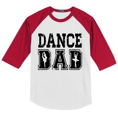 Distressed Dance Dad Ballet Great Gift For Men Kids Colorblock Raglan Jersey