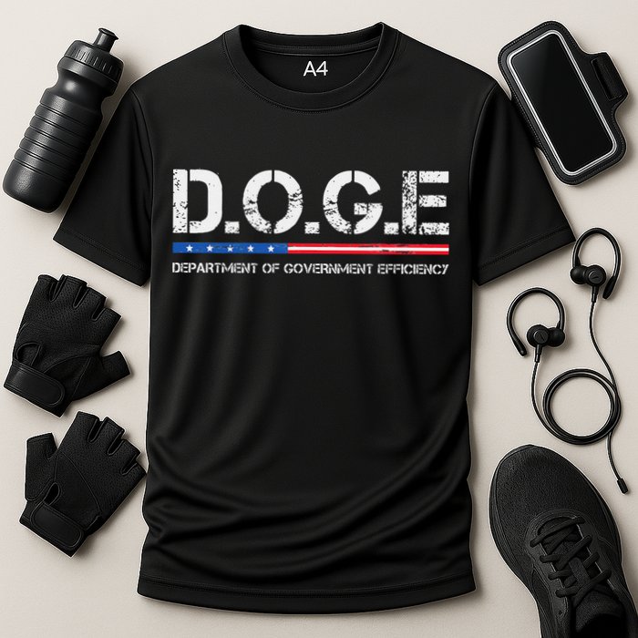 Doge D.O.G.E. Department Of Government Efficiency Gift Cooling Performance Crew T-Shirt