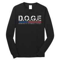 Doge D.O.G.E. Department Of Government Efficiency Gift Long Sleeve Shirt