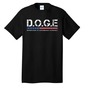 Doge D.O.G.E. Department Of Government Efficiency Gift Tall T-Shirt