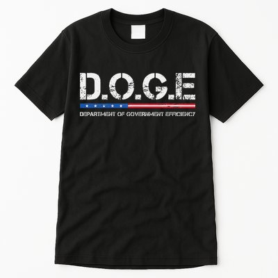Doge D.O.G.E. Department Of Government Efficiency Gift Tall T-Shirt