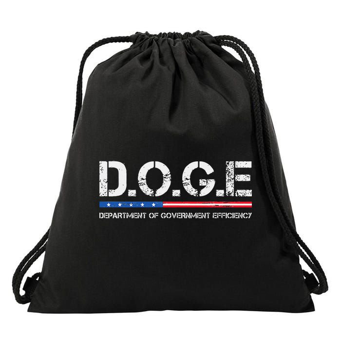 Doge D.O.G.E. Department Of Government Efficiency Gift Drawstring Bag