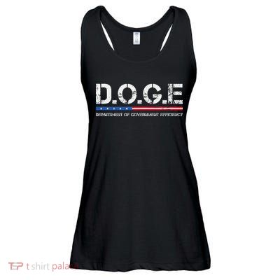 Doge D.O.G.E. Department Of Government Efficiency Gift Ladies Essential Flowy Tank
