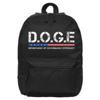 Doge D.O.G.E. Department Of Government Efficiency Gift 16 in Basic Backpack