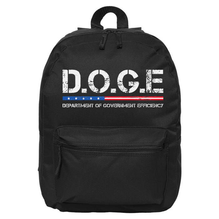 Doge D.O.G.E. Department Of Government Efficiency Gift 16 in Basic Backpack