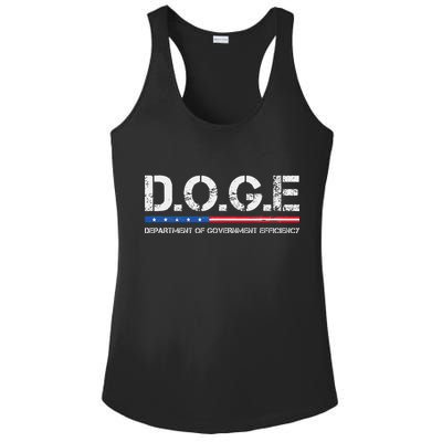 Doge D.O.G.E. Department Of Government Efficiency Gift Ladies PosiCharge Competitor Racerback Tank