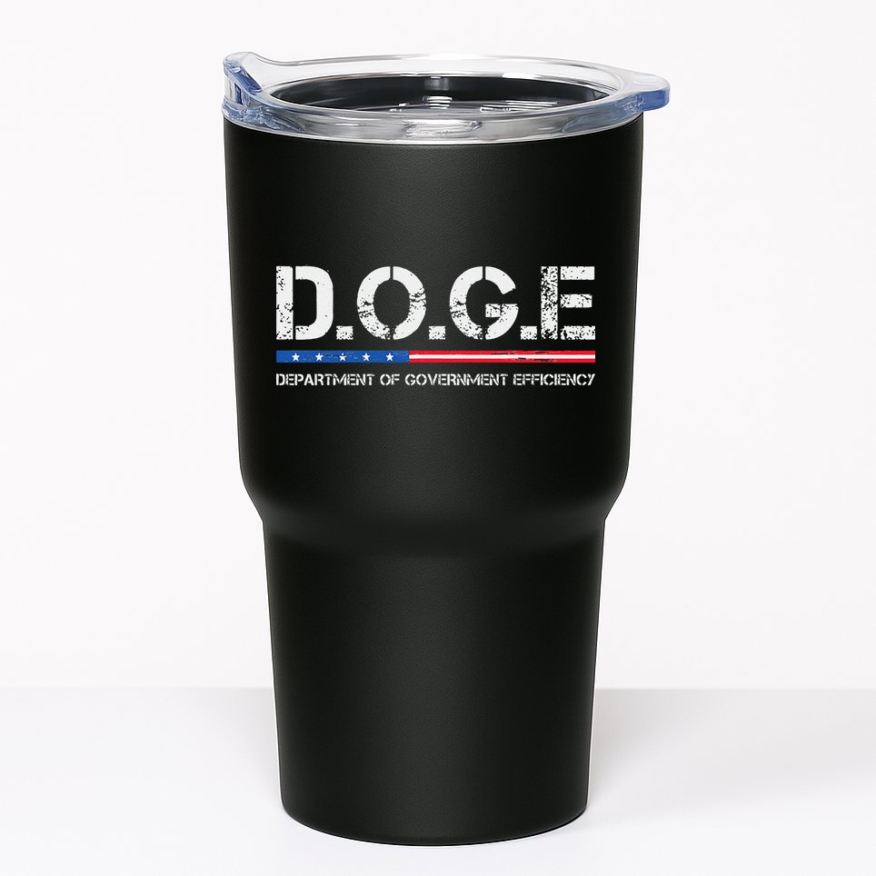 Doge D.O.G.E. Department Of Government Efficiency Gift Tumbler