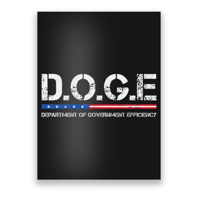 Doge D.O.G.E. Department Of Government Efficiency Gift Poster