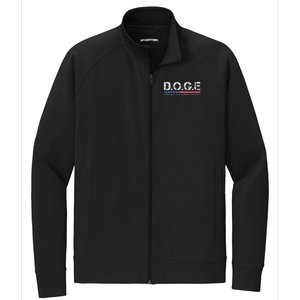 Doge D.O.G.E. Department Of Government Efficiency Gift Stretch Full-Zip Cadet Jacket