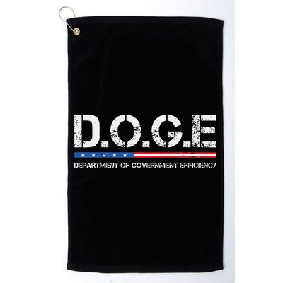 Doge D.O.G.E. Department Of Government Efficiency Gift Golf Towel