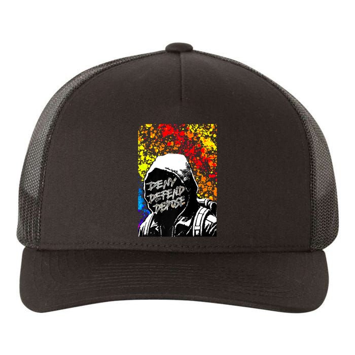 Delay Deny Defend Vintage Painting Yupoong Adult 5-Panel Trucker Hat