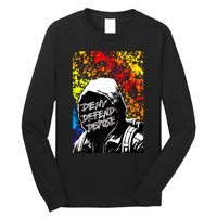 Delay Deny Defend Vintage Painting Long Sleeve Shirt