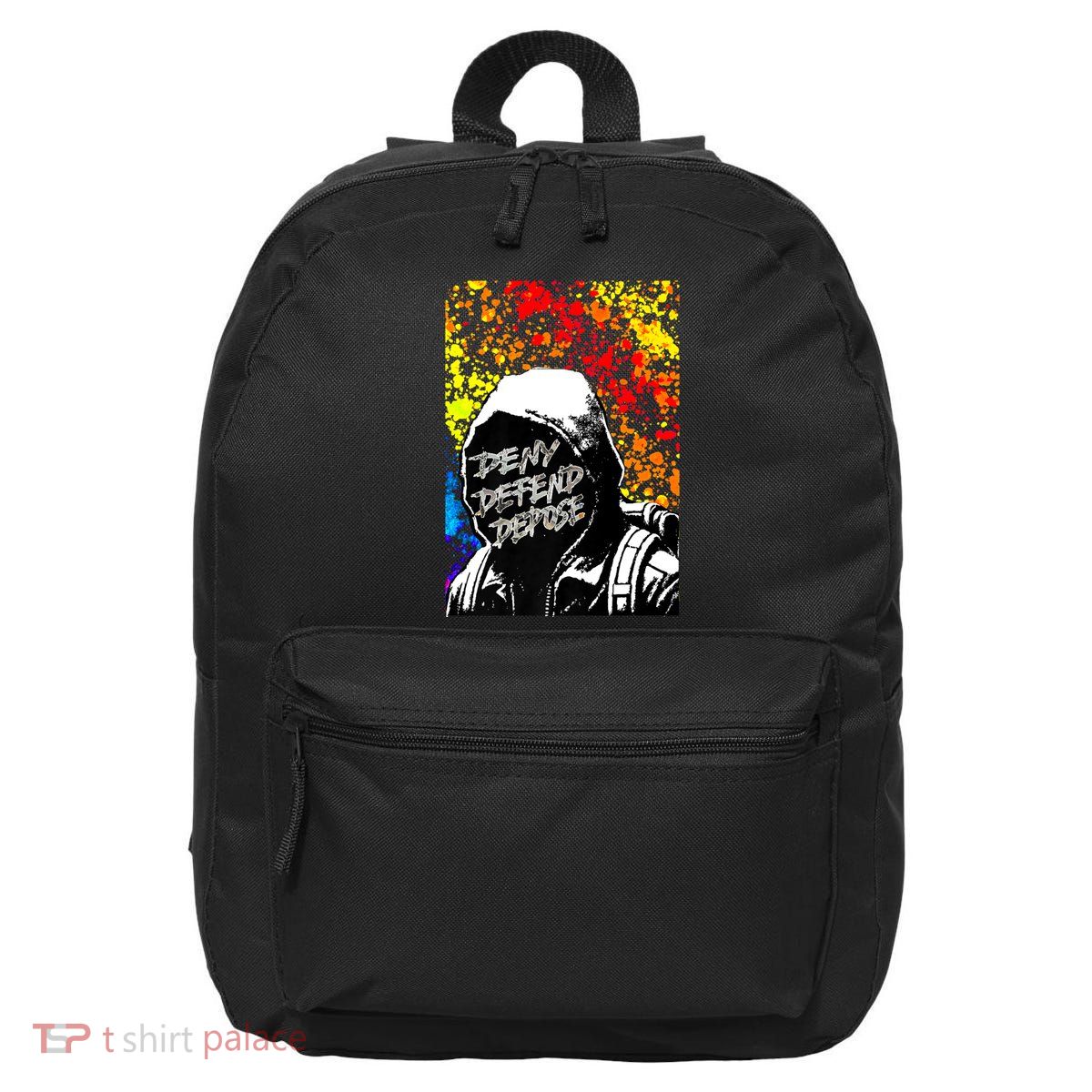 Delay Deny Defend Vintage Painting 16 in Basic Backpack