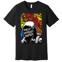 Delay Deny Defend Vintage Painting Premium T-Shirt