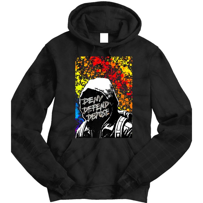 Delay Deny Defend Vintage Painting Tie Dye Hoodie