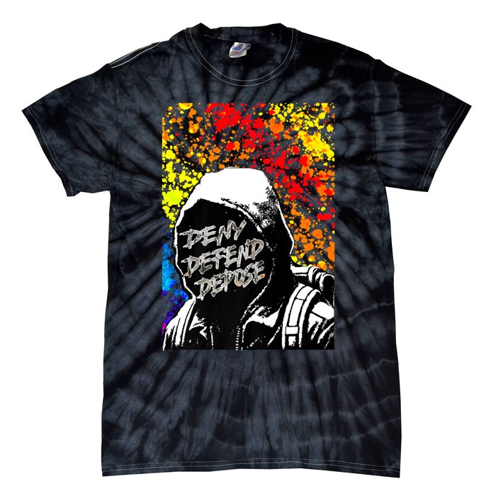 Delay Deny Defend Vintage Painting Tie-Dye T-Shirt