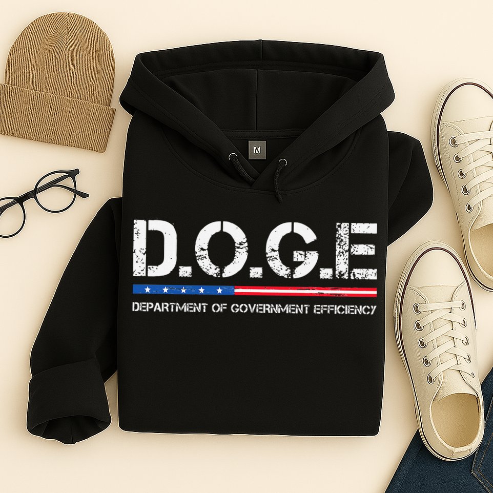 Doge D.O.G.E. Department Of Government Hoodie