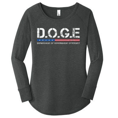 Doge D.O.G.E. Department Of Government Women's Perfect Tri Tunic Long Sleeve Shirt