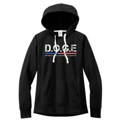 Doge D.O.G.E. Department Of Government Women's Fleece Hoodie