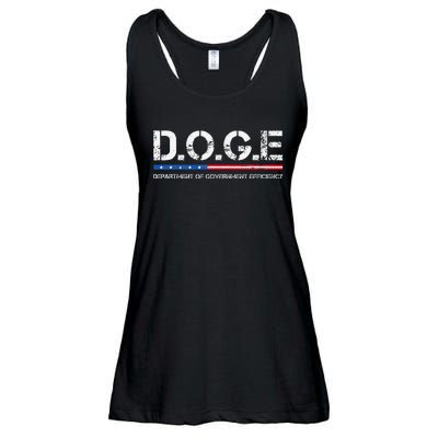 Doge D.O.G.E. Department Of Government Ladies Essential Flowy Tank