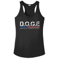 Doge D.O.G.E. Department Of Government Ladies PosiCharge Competitor Racerback Tank