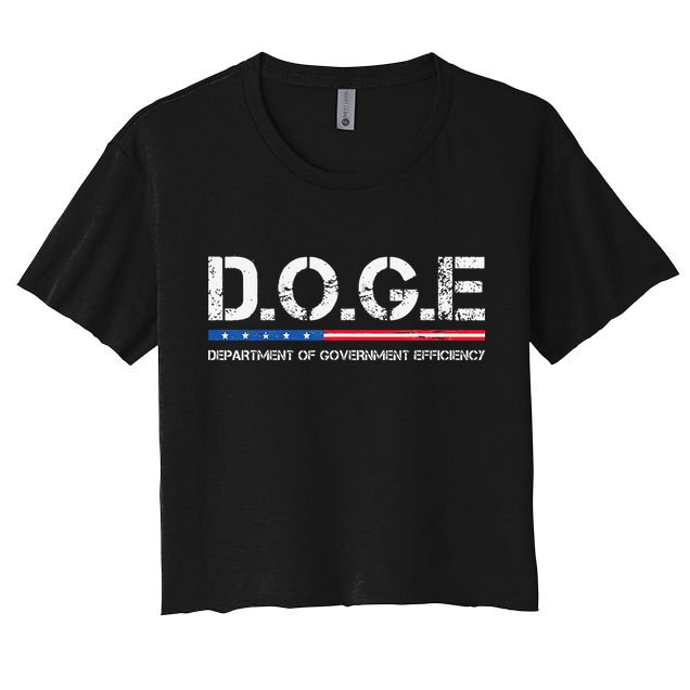 Doge D.O.G.E. Department Of Government Crop Top