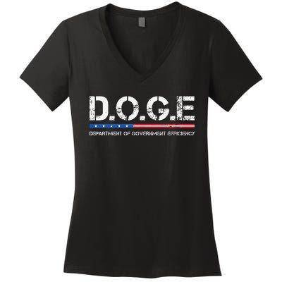 Doge D.O.G.E. Department Of Government Women's V-Neck T-Shirt