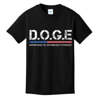 Doge D.O.G.E. Department Of Government Kids T-Shirt