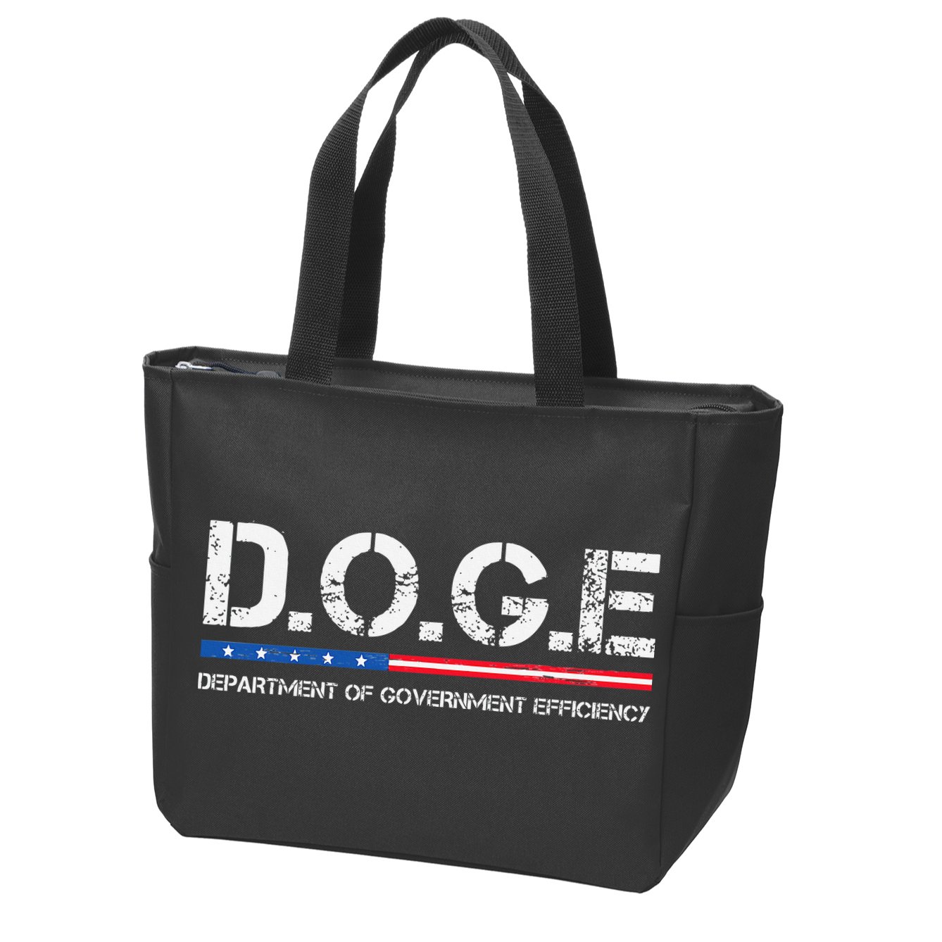 Doge D.O.G.E. Department Of Government Zip Tote Bag